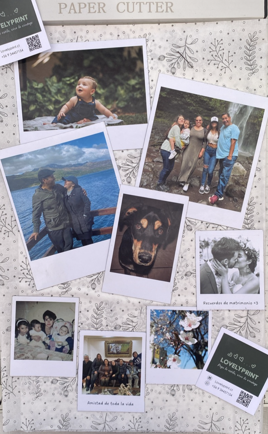 Mix 8 Imanes Fotográficos Vintage